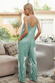 Glenda Tie-Dye Spaghetti Strap Jumpsuits with Pockets - Vestir en Moda