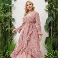 Graciela Plus Size Women Loose Long Sleeve Dress - Vestir en Moda