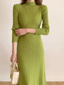 Grisel Slim Long Sleeve Party Midi Dresses - Vestir en Moda