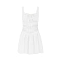 Hailey Square Neck White Dresses Lovely - Vestir en Moda