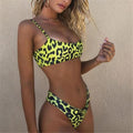 Haisley Leopard Sexy Biquini Swim Suit Push Up Female Beachwear - Vestir en Moda