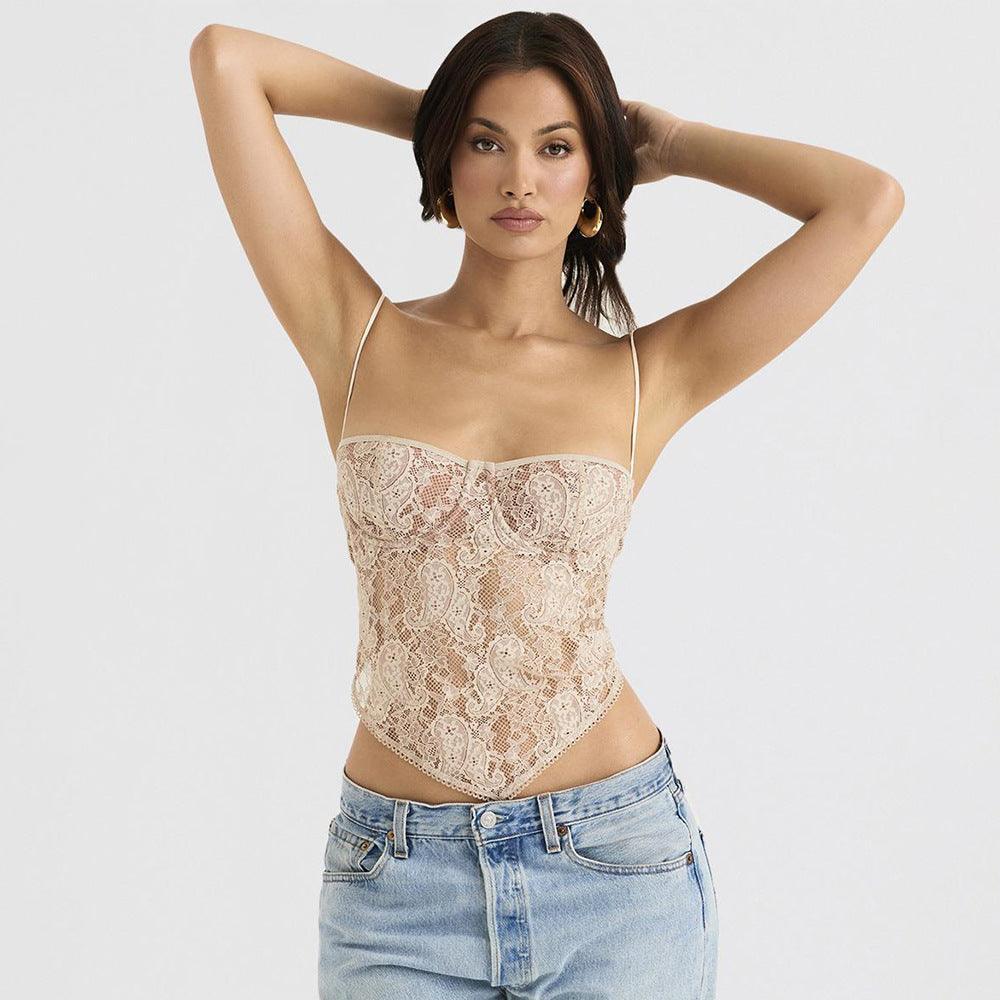 Harley Slim Fit Backless Irregular Asymmetric Cropped Sexy Top - Vestir en Moda