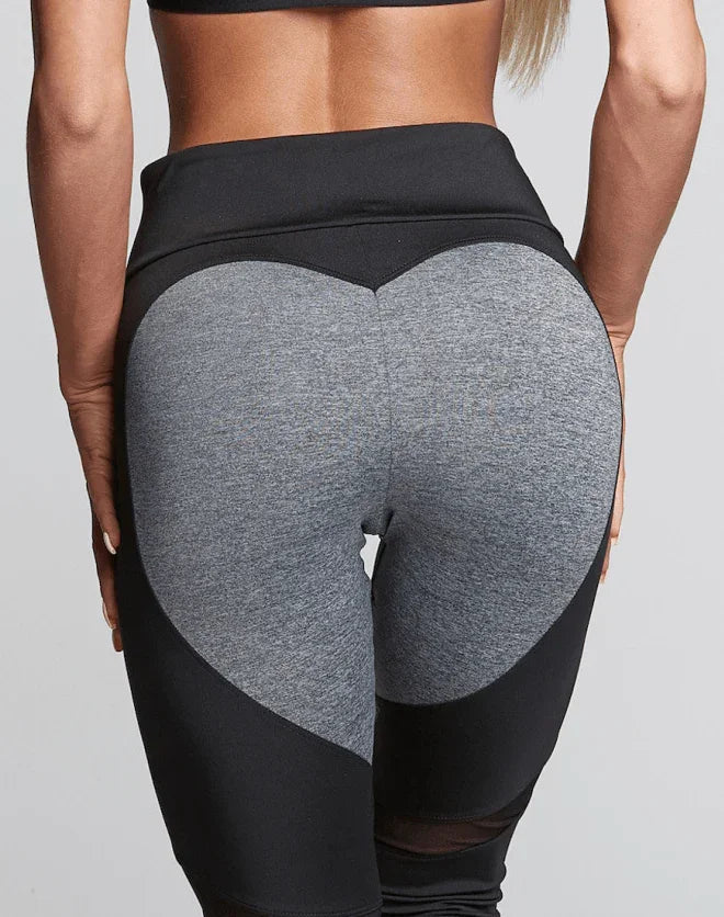 Heart Push Up Sexy Workout Two Piece Sportswear - Vestir en Moda