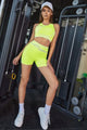Heidy Color Block Sports Bra Workout Two Piece Set - Vestir en Moda
