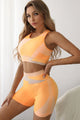 Heidy Color Block Sports Bra Workout Two Piece Set - Vestir en Moda
