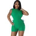 Helena Fashion Summer Woman Solid Sleeveless Sexy Rompers - Vestir en Moda
