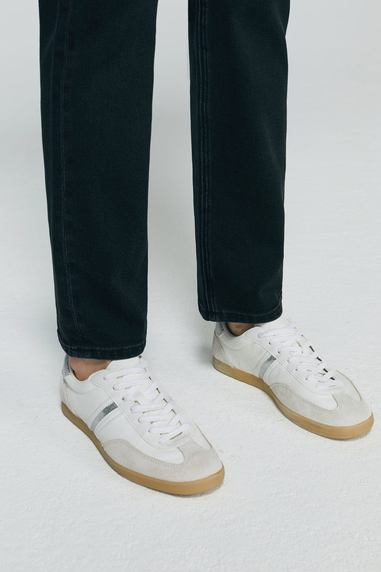 Two Shots High Rise Straight Crop Jeans