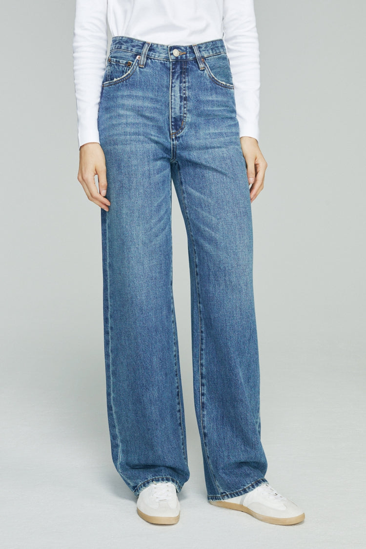 Coney Island Whitefish High Rise Wide Jeans