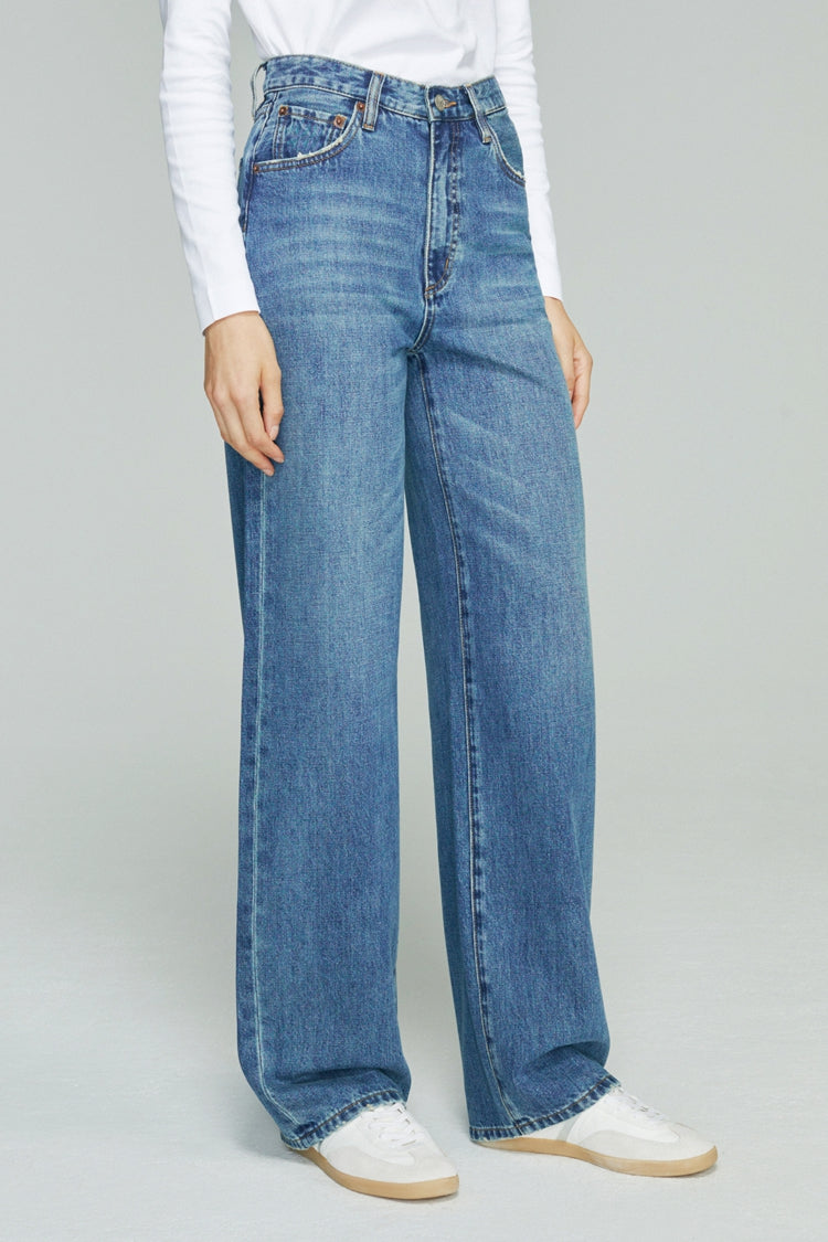 Coney Island Whitefish High Rise Wide Jeans