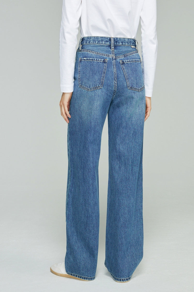 Coney Island Whitefish High Rise Wide Jeans