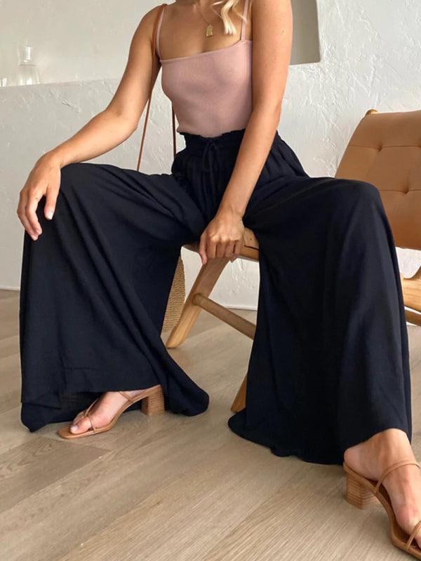 Holly Casual Wide Leg Explosive Style Loose Casual Fashion Trousers - Vestir en Moda