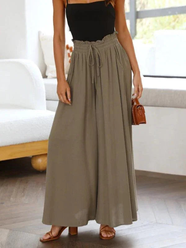 Holly Casual Wide Leg Explosive Style Loose Casual Fashion Trousers - Vestir en Moda