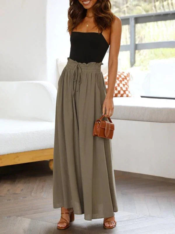 Holly Casual Wide Leg Explosive Style Loose Casual Fashion Trousers - Vestir en Moda