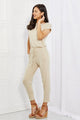 Honey Culture Code Comfy Days Full Size Boat Neck Jumpsuits - Vestir en Moda