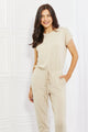 Honey Culture Code Comfy Days Full Size Boat Neck Jumpsuits - Vestir en Moda