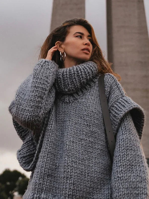 Fairview women's sweater pullover fluffy long sleeve turtleneck sweater