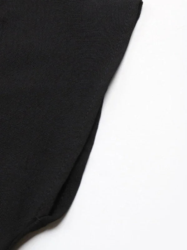 Hennie V-neck pleated dropped shoulder elegant bodysuit