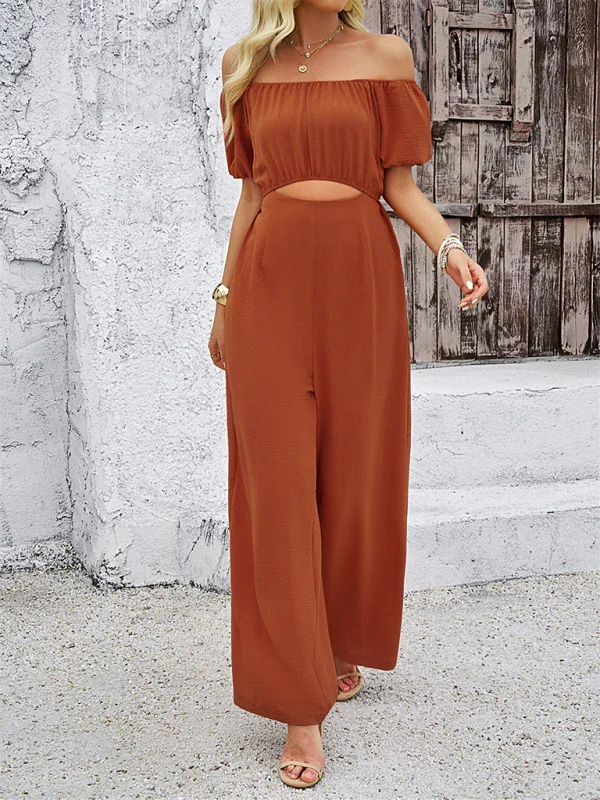 Samira Off-Shoulder Wide-Leg Jumpsuit