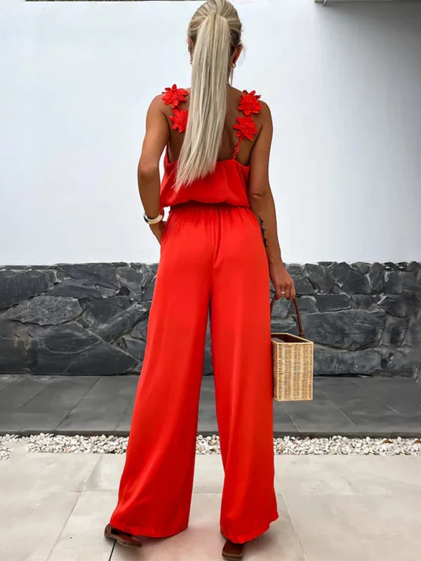 Berk New Casual Loose Suspender Sleeveless Pocket Jumpsuit