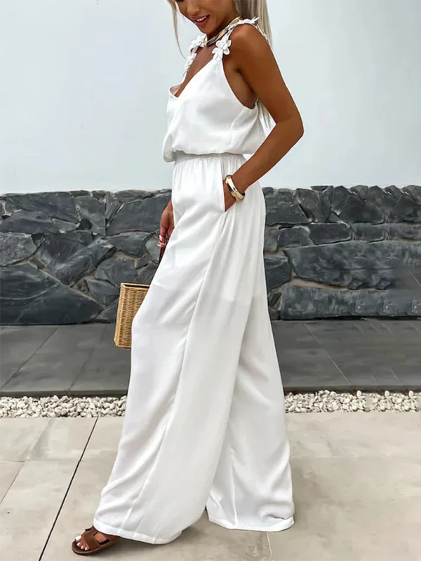 Berk New Casual Loose Suspender Sleeveless Pocket Jumpsuit