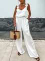 Berk New Casual Loose Suspender Sleeveless Pocket Jumpsuit