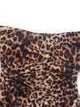 Lemaion sexy slim jumpsuit retro leopard print sweet and spicy style bodysuit