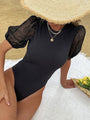 Maria One-piece Hollow Puff Sleeve Bodysuit