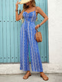 Wanda Holiday ethnic style suspender jumpsuit