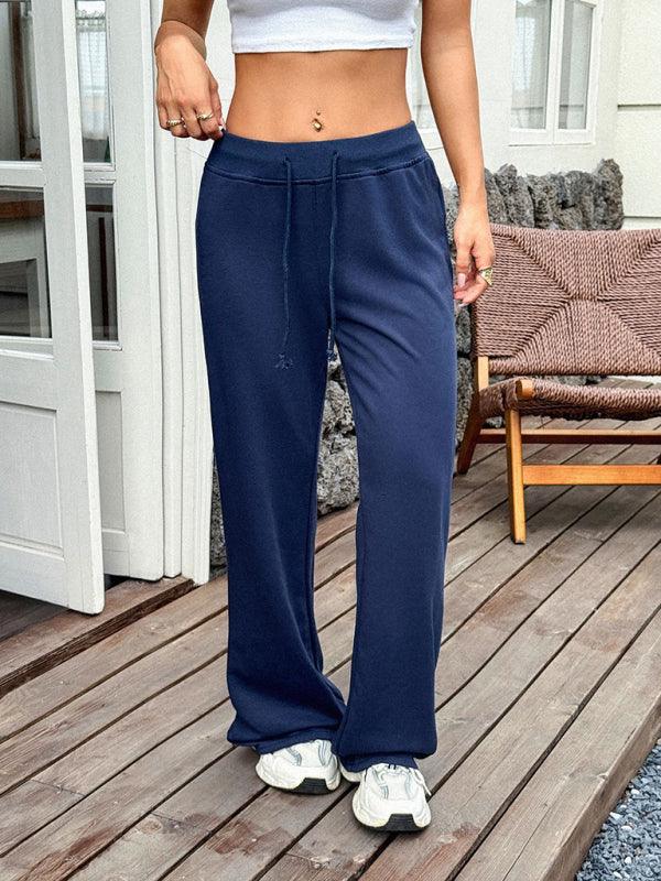 Sallie Sporty-Girl Drawstring Pants