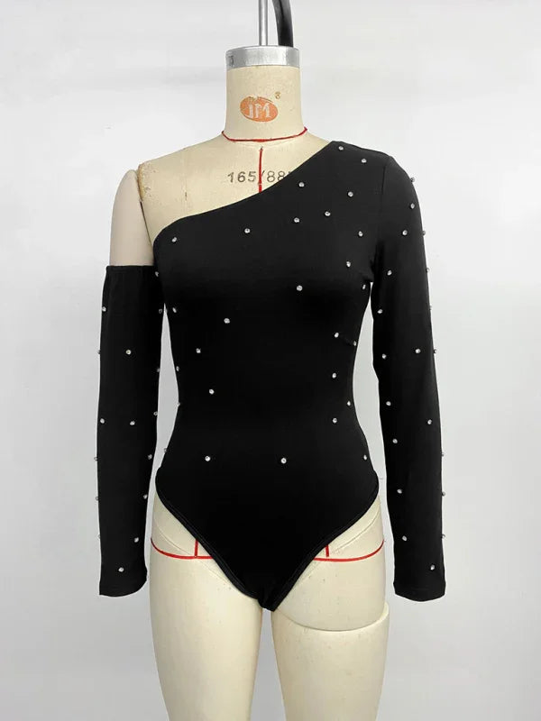 Fina Fashion Slim Hot Girl Long Sleeve T-shirt Bodysuit