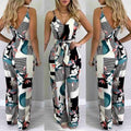 Ina Women Boho Floral Printed Jumpsuits Sexy - Vestir en Moda