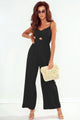 India Smocked Spaghetti Strap Wide Leg Jumpsuits - Vestir en Moda