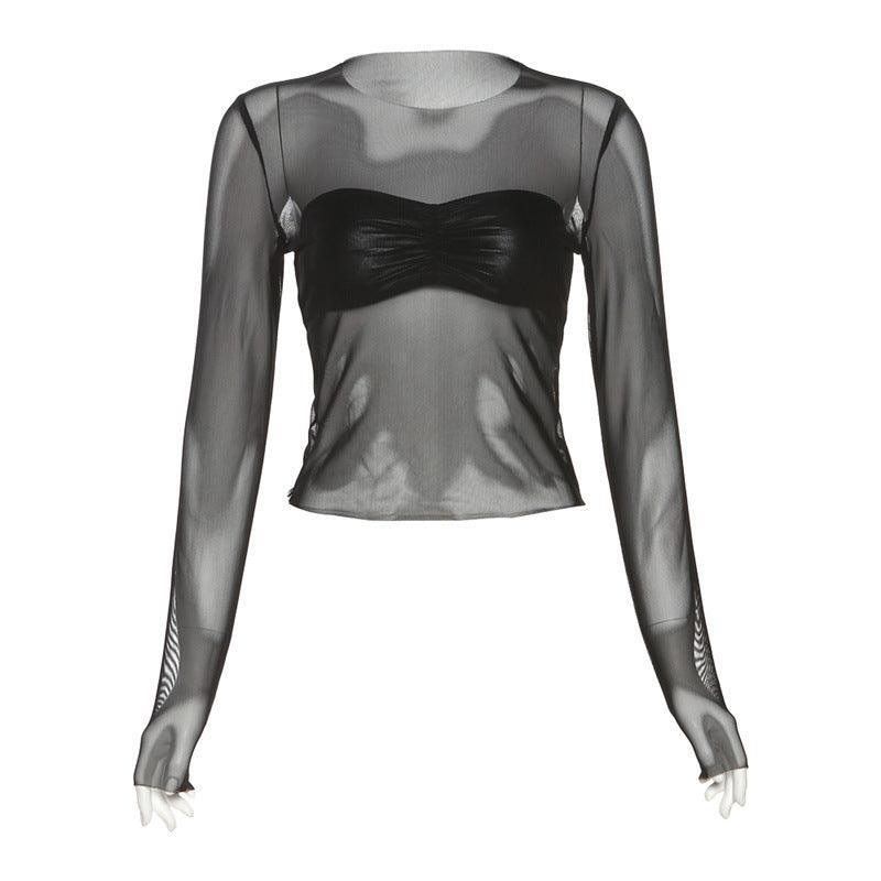 Innes Women Clothing Sexy Mesh See Slim Slimming Set - Vestir en Moda