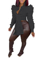 Iris Ruched Long Sleeve Pleated Blouse - Vestir en Moda