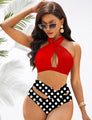 Iris Sexy Cut Out High Waist Swimsuit - Vestir en Moda