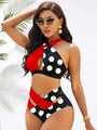 Iris Sexy Cut Out High Waist Swimsuit - Vestir en Moda