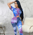 Isabela Tie Dye Short Sleeve Summer Set For Women - Vestir en Moda