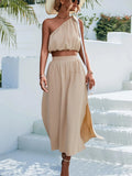 Isabella Sexy Oblique Shoulder Two pieces Set Women - Vestir en Moda