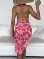 Isabella Sexy Printed Halter 3 Piece Bikini - Vestir en Moda
