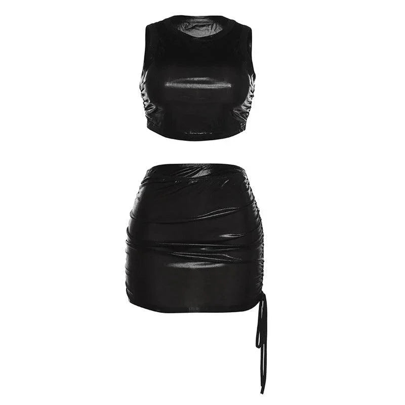 Isabella Spring Women Clothes Sleeveless Two pieces Set - Vestir en Moda