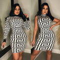 Isabella Suit Sleeveless Turtleneck Two-Piece Set - Vestir en Moda