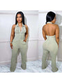 Isla Sexy Halter Neck Sleeveless Jumpsuit - Vestir en Moda