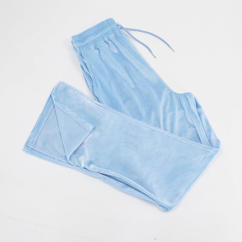 Isla Short Sleeve Fashionable Suede Three Piece Sets - Vestir en Moda