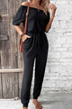 Jacqueline Off-Shoulder Jumpsuits with Pockets - Vestir en Moda