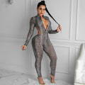 Jennifer Fashion Printed Jumpsuits Long Sleeve - Vestir en Moda