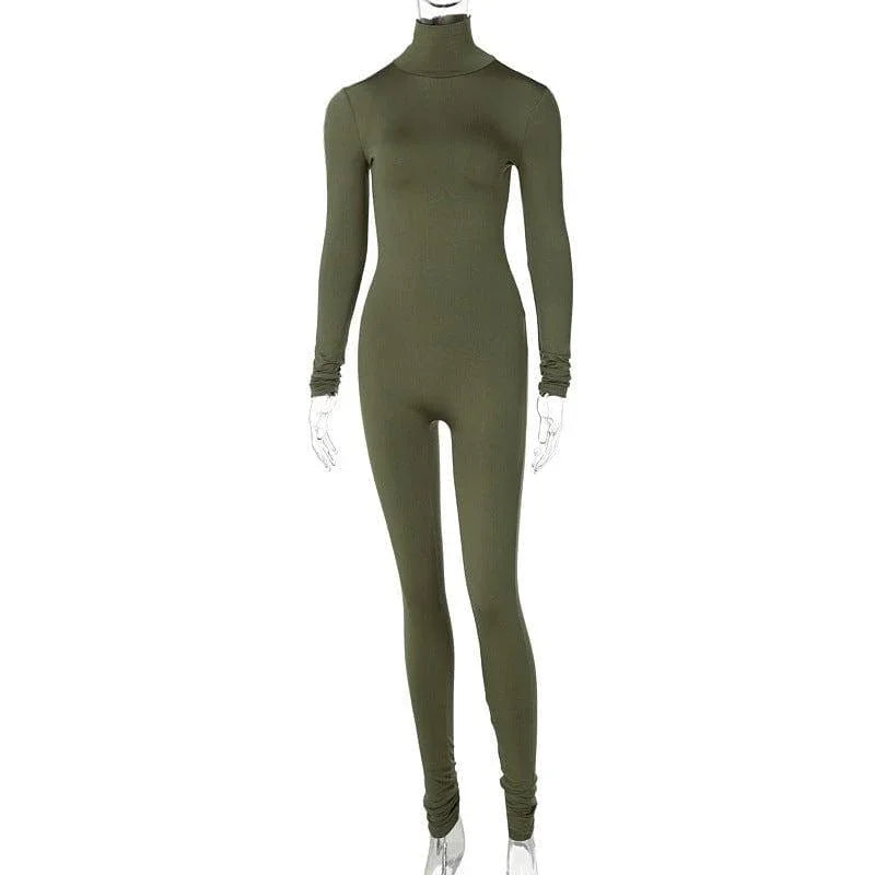 Jinna Autumn Winter Long Sleeve Lined Jumpsuits Women Clothing - Vestir en Moda
