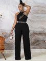 Josefa Zipper Up Black Sleeveless Jumpsuits - Vestir en Moda
