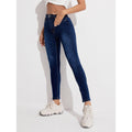 Journee Trousers Casual Stretch Trousers Women Ankle-Tied Denim - Vestir en Moda
