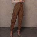 Journi Cargo Trouser Loose Anti Wrinkle Lady Pants - Vestir en Moda