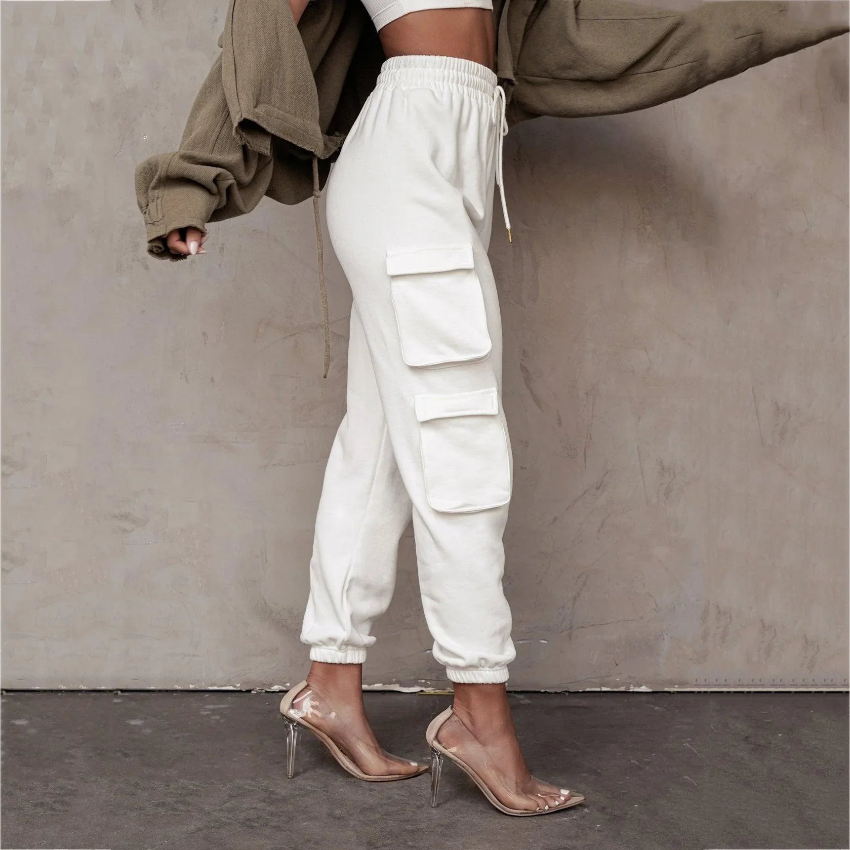 Journi Cargo Trouser Loose Anti Wrinkle Lady Pants - Vestir en Moda